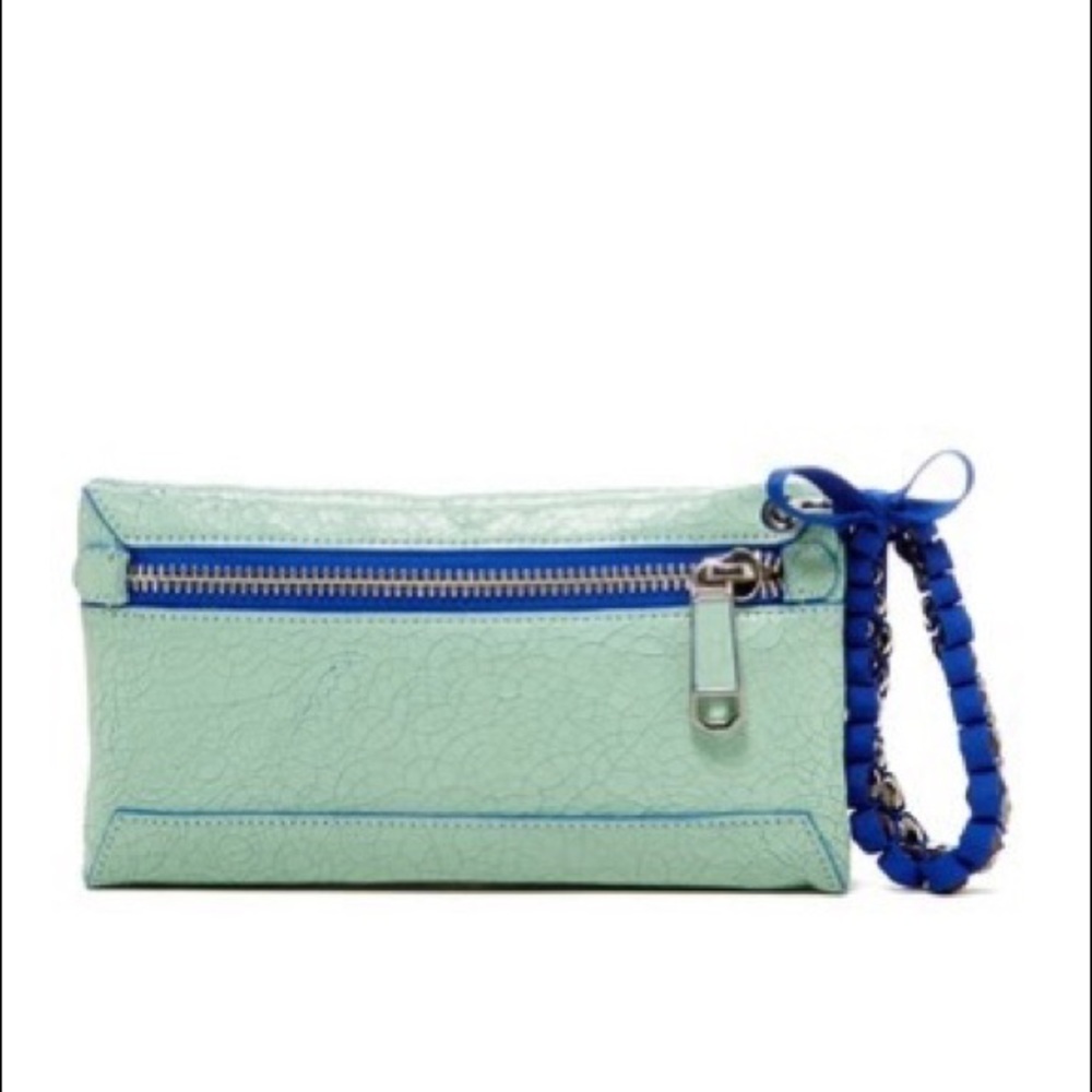 RAFE MINT CLUTCH